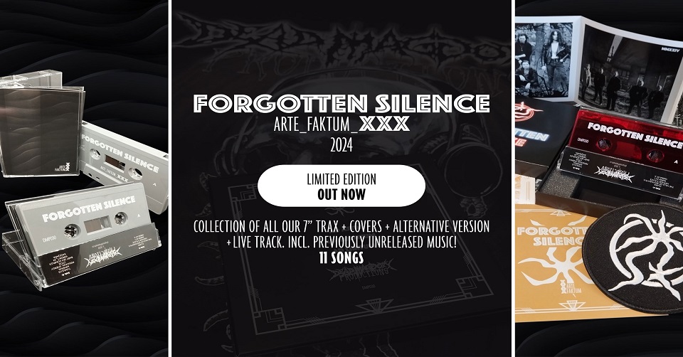 FORGOTTEN SILENCE "Arte-faktum-XXX" 2024 MC/MC BOX